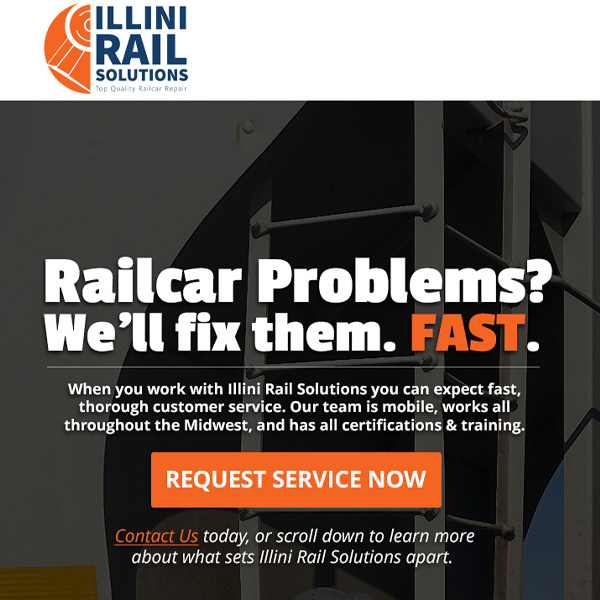 Completing a Strong Website Homepage: Illini Rail&nbsp;Solutions