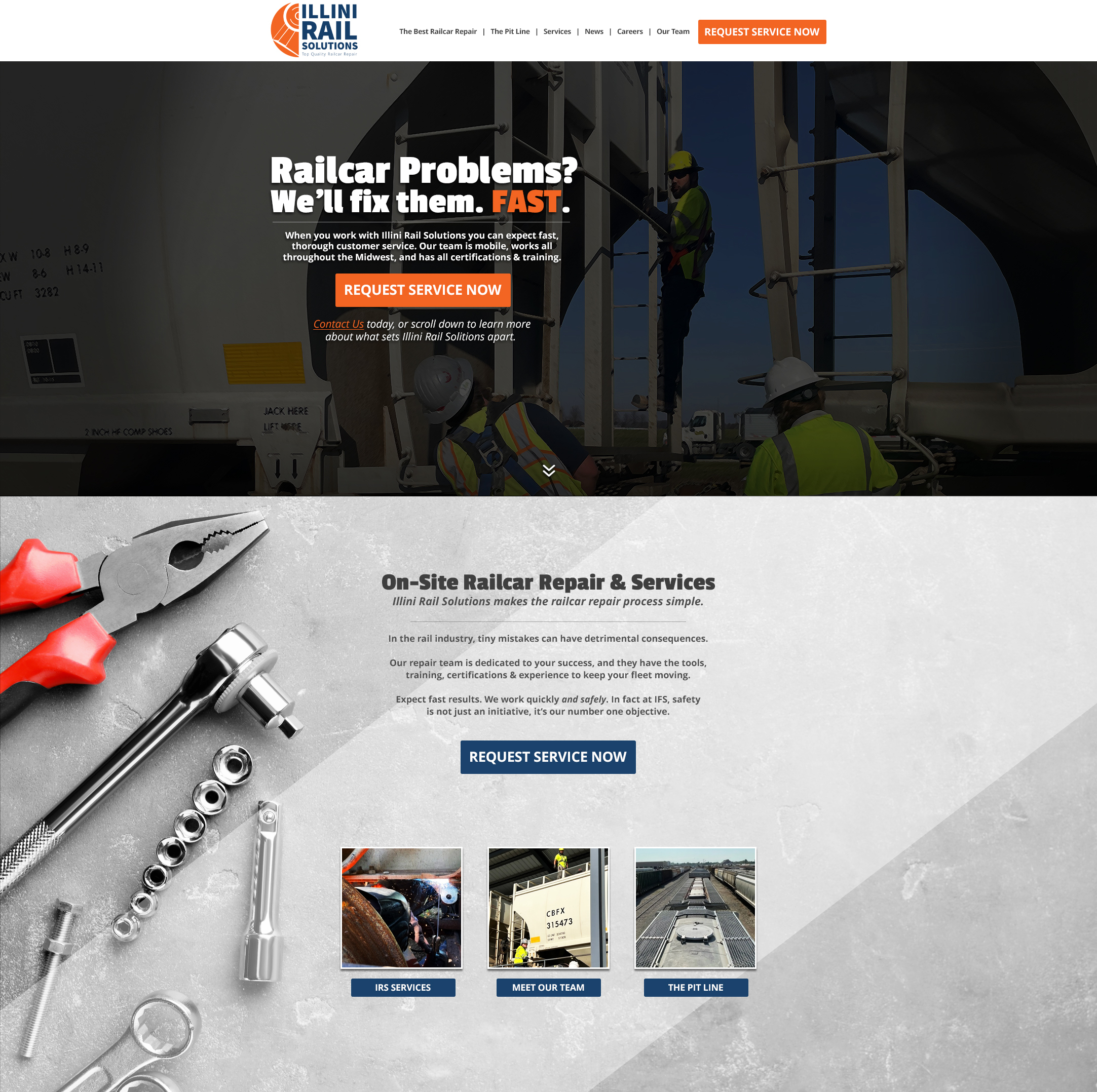 New Homepage Illini Rail Solutions