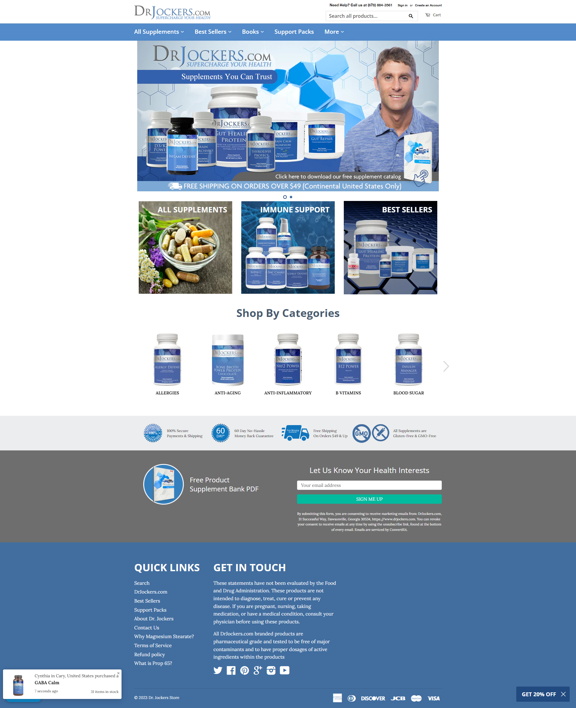 dr jockers old homepage website