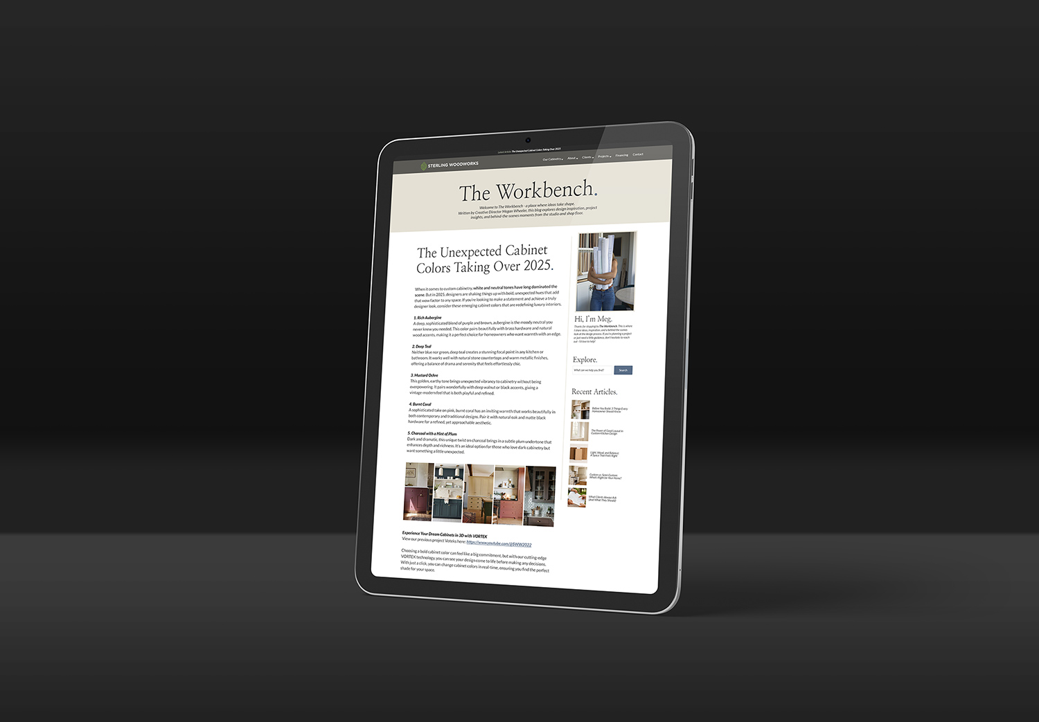 SWW Sterling Woodworks Example Portfolio